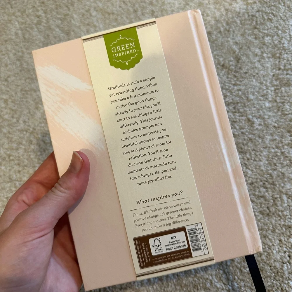 Simply Grateful Journal in Cream